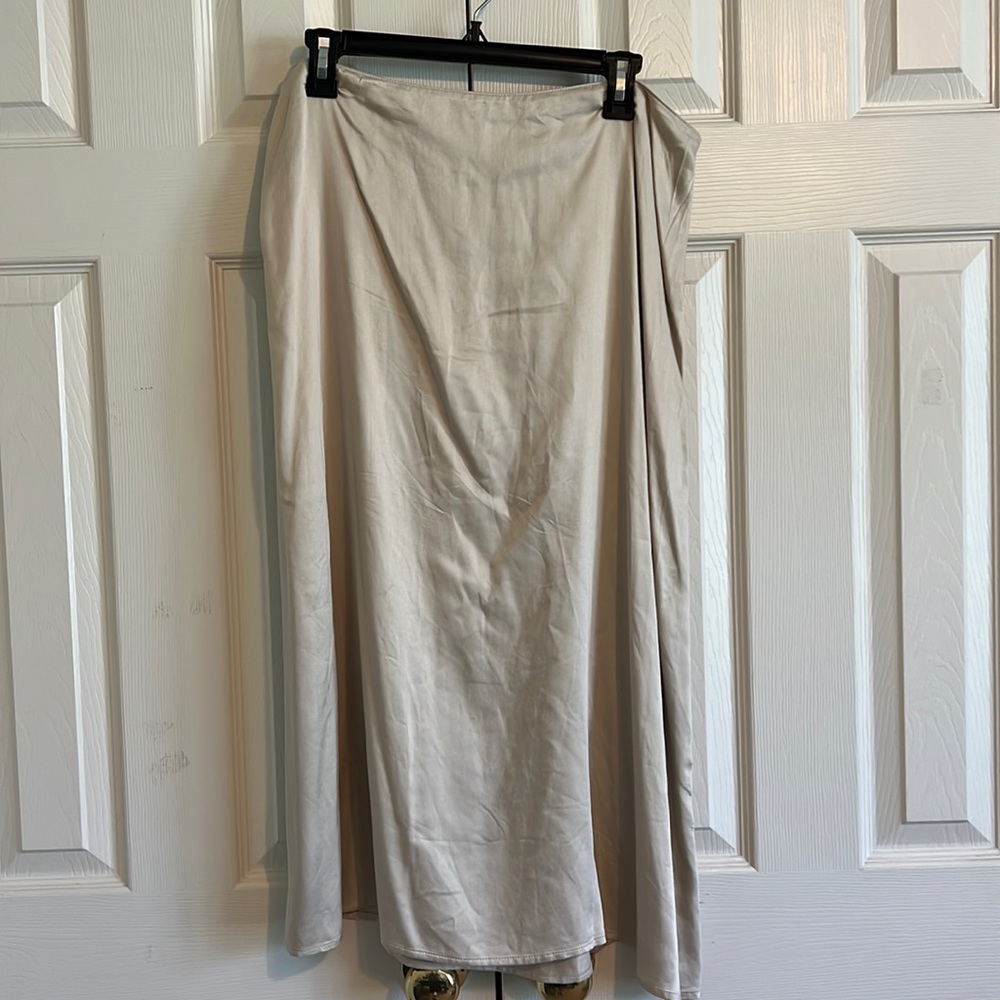 Cream Slip Skirt